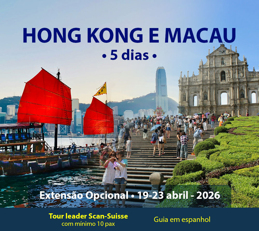 Opcional Extensão Hong Kong e Macau Scan-Suisse 2026 Media