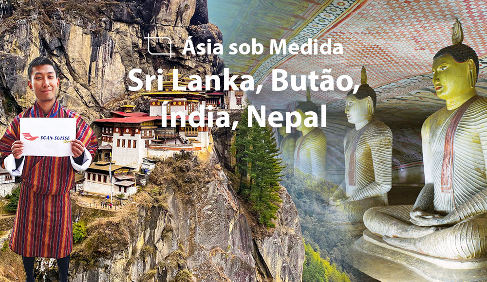 Sri Lanka e Butão Scan-Suisse 2026 Viagens Especiais