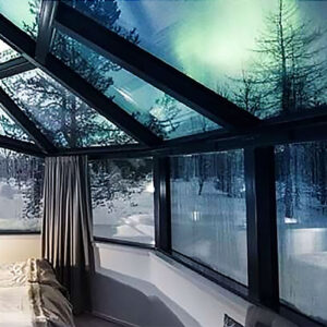 Aurora Boreal e Iglu de Vidro
