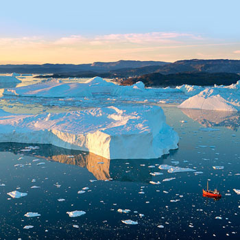 Verão, Sol e Enormes Icebergs na Groenlândia