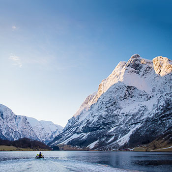 Fjords Noruegueses no Inverno